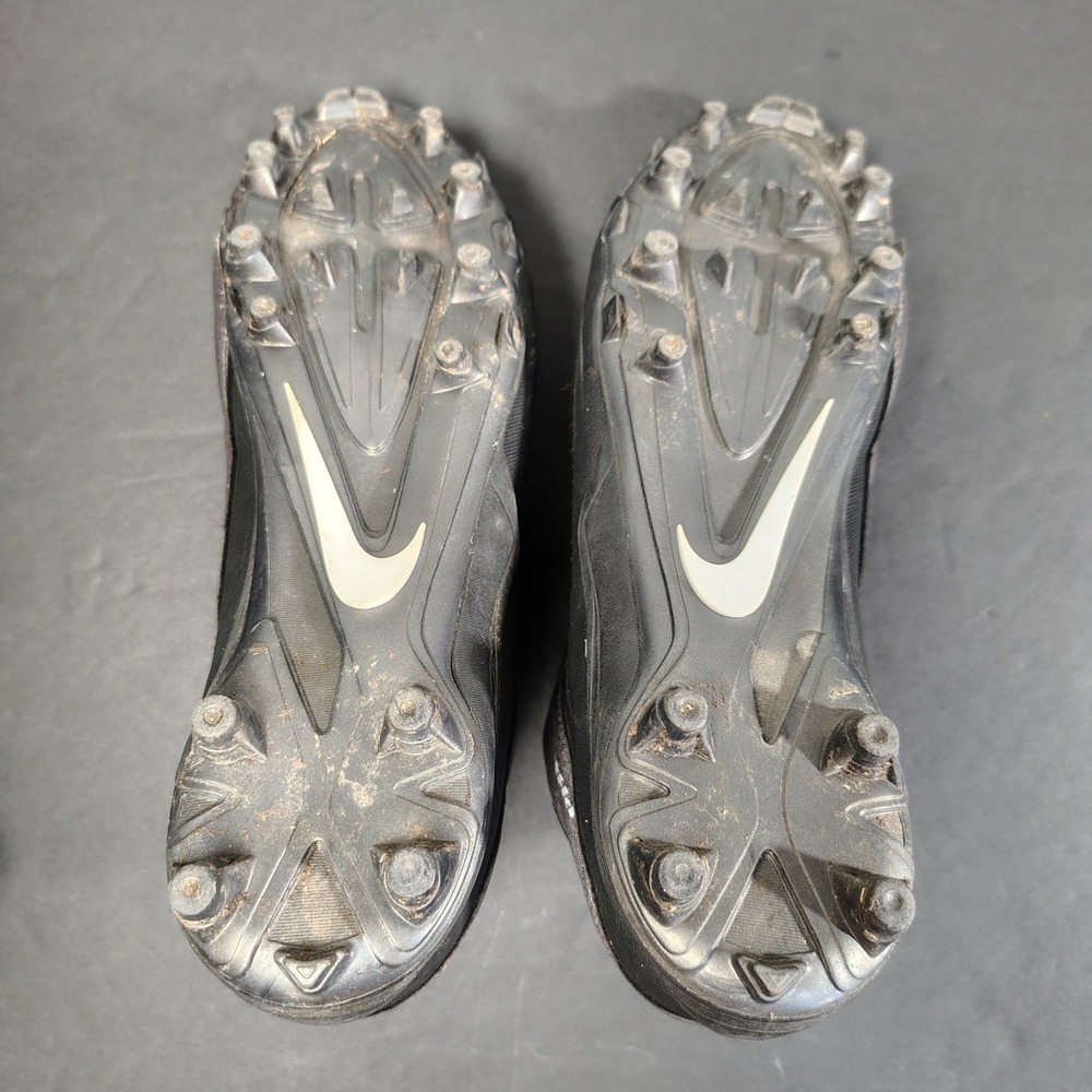 Nike Mens Alpha Pro 2 Mid TD Football Cleats 12 Black Silver 725227-010 Athletic - Picture 13 of 15